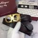 Fake Salvatore Ferragamo Black leather Belt with Matte Buckle (8)_th.jpg